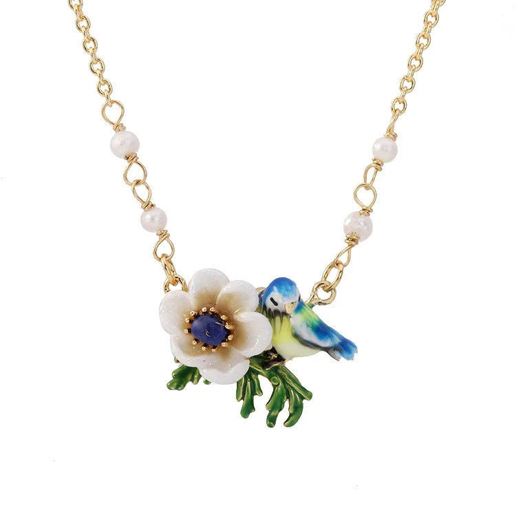 Free shipping new product fashion handmade enamel glaze blue bird homing pigeon simple necklace
Free shipping new product fashion handmade enamel glaze blue bird homing pigeon simple necklace