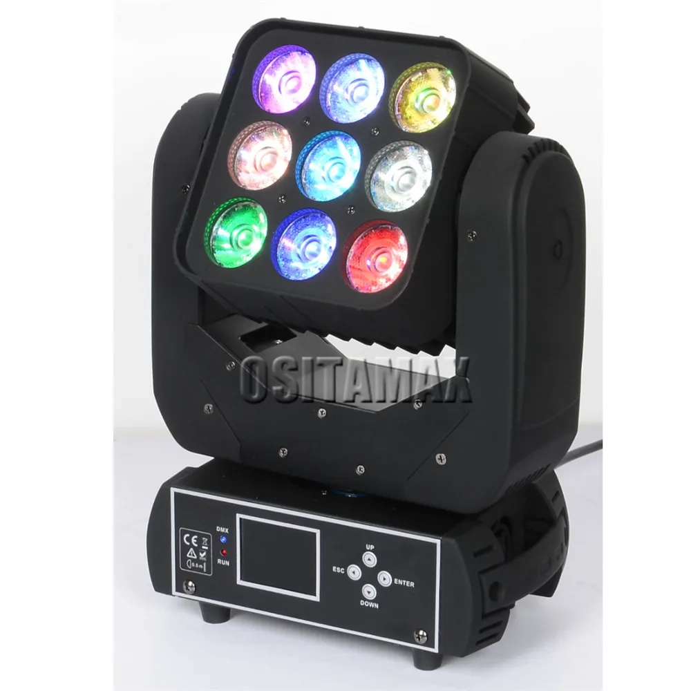 OSITAMAX-A 2 шт./лот DMX Диско Свет Матричный луч 9x12 Вт движущаяся головка Stae Light RGBW 4IN1