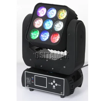 OSITAMAX-A 2pcs/Lot DMX Disco Light Matrix Beam 9x12w Moving Head Stae Light RGBW 4IN1 LED Lamp Beam Moving Heads
OSITAMAX-A 2pcs/Lot DMX Disco Light Matrix Beam 9x12w Moving Head Stae Light RGBW 4IN1 LED Lamp Beam Moving Heads