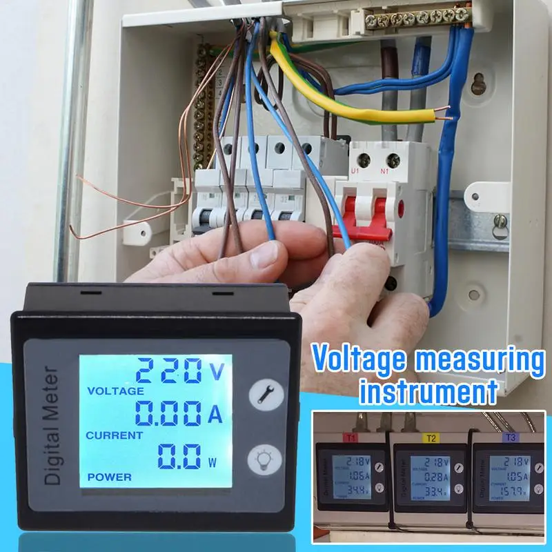 AC Multifunctional Meter LCD Digital Power Energy Meter Voltmeter Ampmeter KWh Tester
AC Multifunctional Meter LCD Digital Power Energy Meter Voltmeter Ampmeter KWh Tester