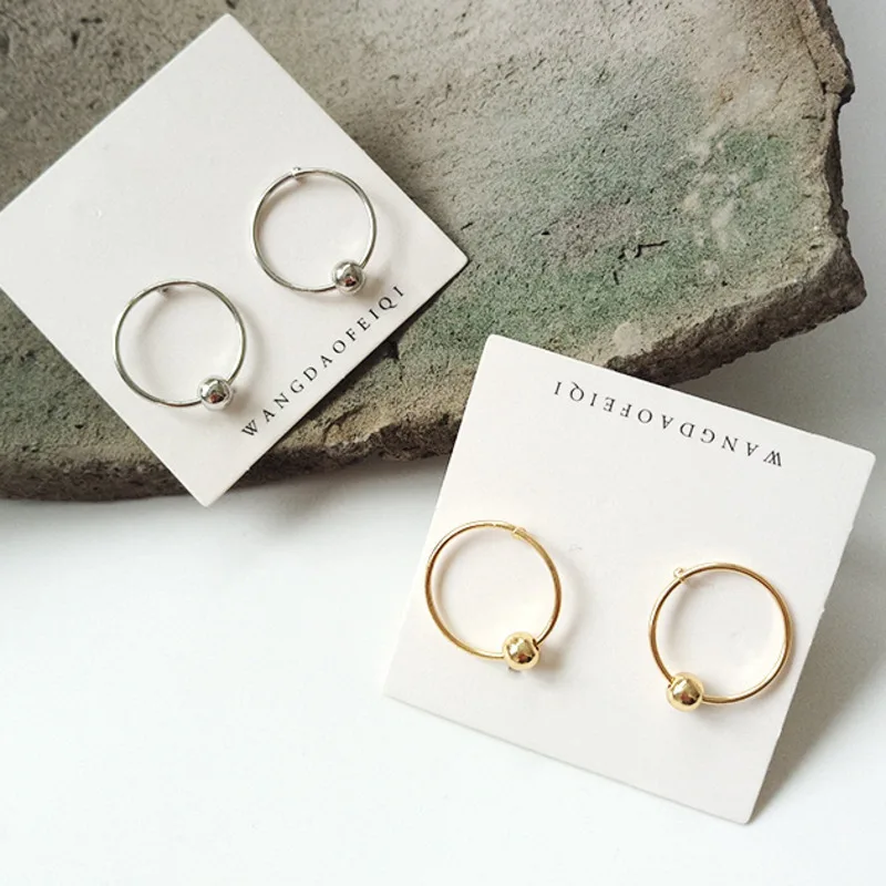 Japan And Korea Temperament Simplicity Fashion Metal Texture Geometric Circle Roung Ball Earrings For Women Jewelry Oorbellen
Japan And Korea Temperament Simplicity Fashion Metal Texture Geometric Circle Roung Ball Earrings For Women Jewelry Oorbellen