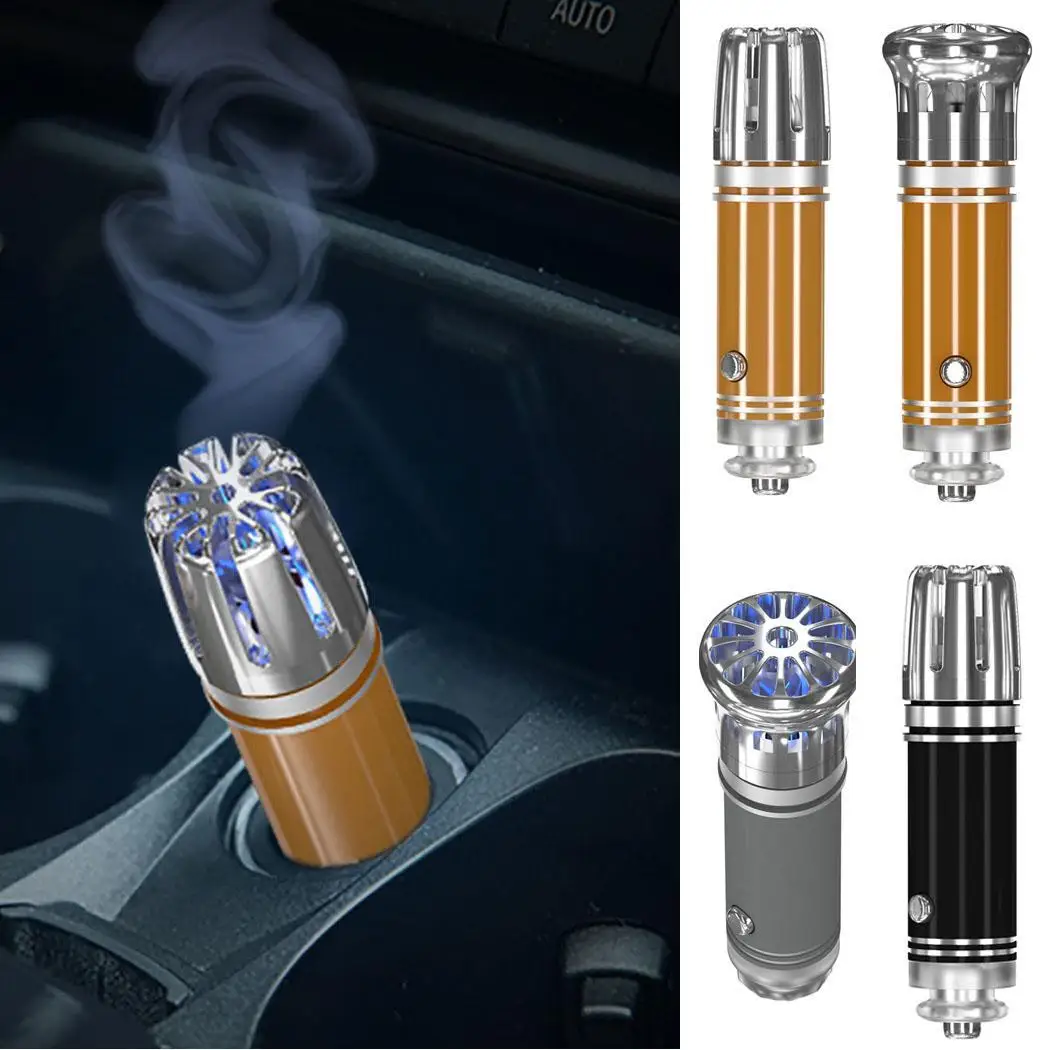 

2019 Mini Car Ionizer Air Purifier Auto Office Oxygen Ionizer Air Purifier Air Freshener Car Styling for Car figarette Lighter
