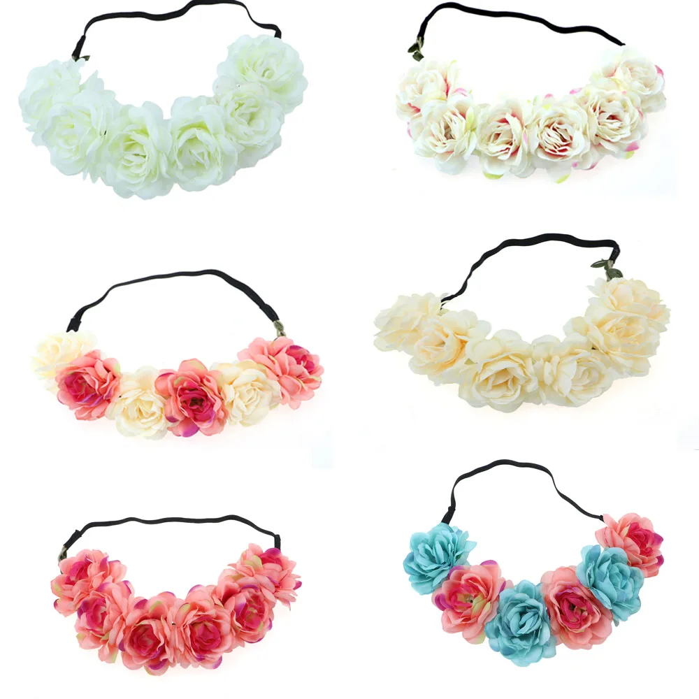 Flower Crowns Wreath Bride Hair Band Accessory for Wedding Bridal Beach Party Decoration
Flower Crowns Wreath Bride Hair Band Accessory for Wedding Bridal Beach Party Decoration