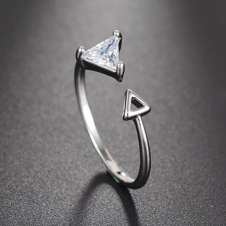New Women Minimalism Triangle Adjustable Stainless Steel Rings Trendy Good Quality Party Rings For Women Fashion Jewelry
New Women Minimalism Triangle Adjustable Stainless Steel Rings Trendy Good Quality Party Rings For Women Fashion Jewelry