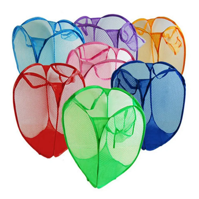 Foldable Mesh Pop Up Washing Laundry Basket Bag Bin Hamper Storage (random color)
Foldable Mesh Pop Up Washing Laundry Basket Bag Bin Hamper Storage (random color)