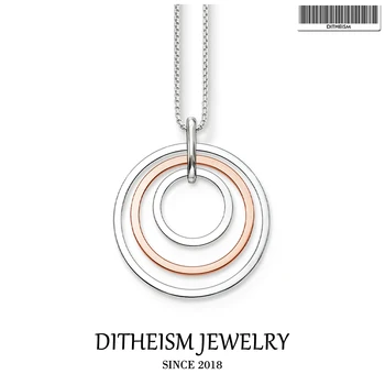 Link Chain Necklace Circles, 2018 Fashion 925 Sterling Silver Jewelry European Classic Gift For Women Girls
Link Chain Necklace Circles, 2018 Fashion 925 Sterling Silver Jewelry European Classic Gift For Women Girls