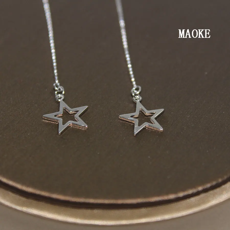 Promotions S925 SV Beads Chain Star Ear Line Simple Small Fresh Hollow Long Ear Line Fashion Jewelry for Women's Gifts
Promotions S925 SV Beads Chain Star Ear Line Simple Small Fresh Hollow Long Ear Line Fashion Jewelry for Women's Gifts