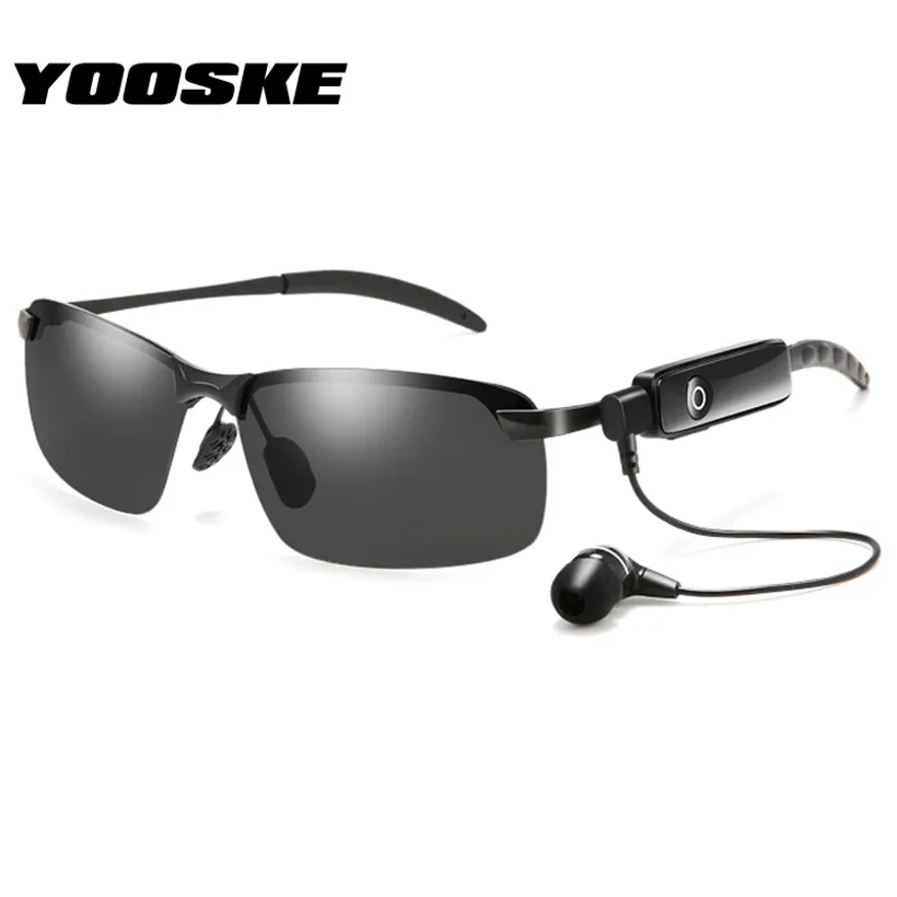 YOOSKE Brand Polarized Sunglasses Men Smart Stereo Bluetooth Sun glasses Mens Driving Glasses UV400
YOOSKE Brand Polarized Sunglasses Men Smart Stereo Bluetooth Sun glasses Mens Driving Glasses UV400