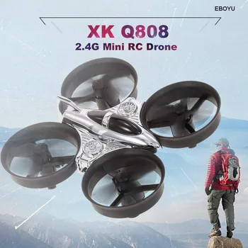 

Wltoys XK Q808 4CH 6 Axis Gyro Drone Altitude Hold 3D Flip Headless Mode RC Quadcopter 2.4GHz RTF