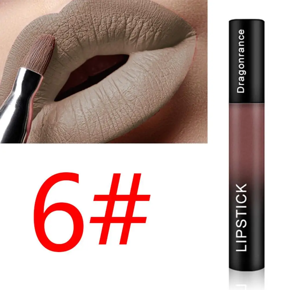 

Makeup lipstick matte long-lasting nude shine liquid lip gloss matte waterproof cosmetics lips