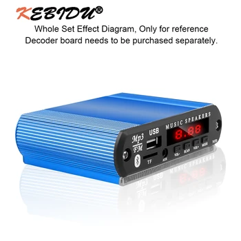 KEBIDU Wireless Bluetooth WMA Decoder Board MP3 Music Player Car Radio Audio Module Outer Casing
KEBIDU Wireless Bluetooth WMA Decoder Board MP3 Music Player Car Radio Audio Module Outer Casing