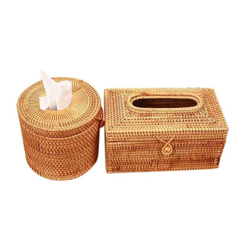 Paper Rack Rattan Braided Tissue Box Elegant Car Unique Home Decoration Handmade Desktop Tissue Container Napkin Storage Case
Paper Rack Rattan Braided Tissue Box Elegant Car Unique Home Decoration Handmade Desktop Tissue Container Napkin Storage Case