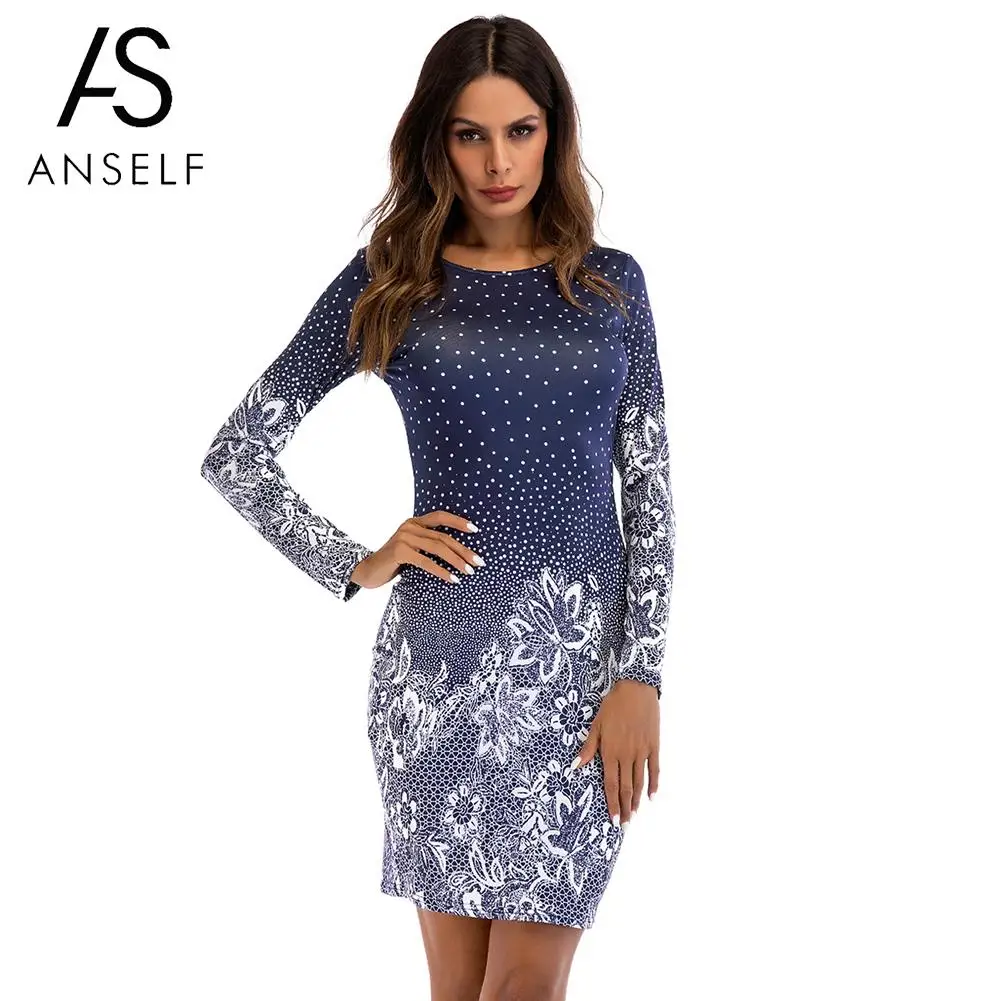 Anself Polka Dot Floral Print Dress Women Round Neck Long Sleeve Bodycon Dress 2019 Spring New Mini Dresses Woman Party Night
Anself Polka Dot Floral Print Dress Women Round Neck Long Sleeve Bodycon Dress 2019 Spring New Mini Dresses Woman Party Night