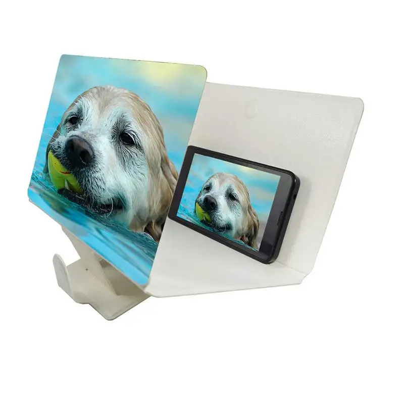 8 inch Phone Screen Magnifier Smart Phone Projector Enlarged Amplifier Bracket Holder 3D HD Movie Video Stand For Android IOS
8 inch Phone Screen Magnifier Smart Phone Projector Enlarged Amplifier Bracket Holder 3D HD Movie Video Stand For Android IOS