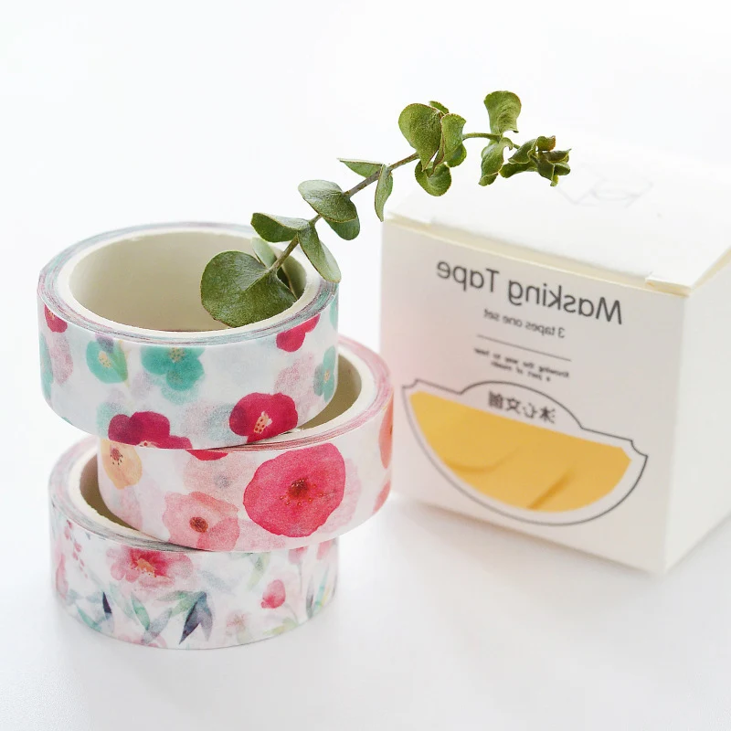 Popular 3Rolls/Set Animal Petal Scrapbooking Sticker DIY Tape Japanese Flower Planner Tapes Masking Tapes
Popular 3Rolls/Set Animal Petal Scrapbooking Sticker DIY Tape Japanese Flower Planner Tapes Masking Tapes