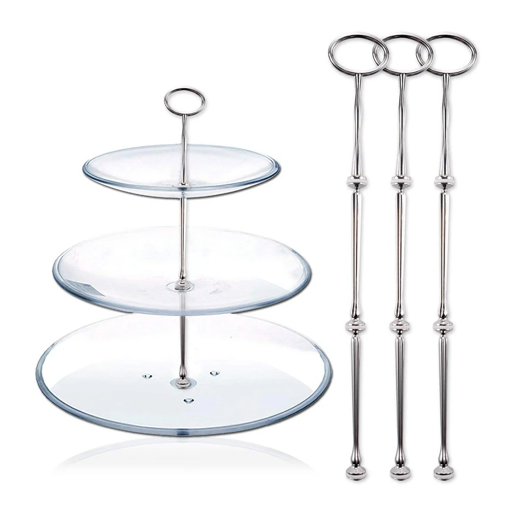 3Sets 3 Tier Plate Handle Fitting Hardware Rod Tool Cake Plate Stand Fruit Plate Bracket Assembled Oval Ring Cupcake Plate
3Sets 3 Tier Plate Handle Fitting Hardware Rod Tool Cake Plate Stand Fruit Plate Bracket Assembled Oval Ring Cupcake Plate