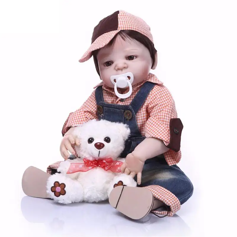56cm Fashion Soft Silicone Handmade Reborn Baby Girl Dolls Realistic Looking Newborn Baby Doll Toddler Cute Birthday Gift
56cm Fashion Soft Silicone Handmade Reborn Baby Girl Dolls Realistic Looking Newborn Baby Doll Toddler Cute Birthday Gift