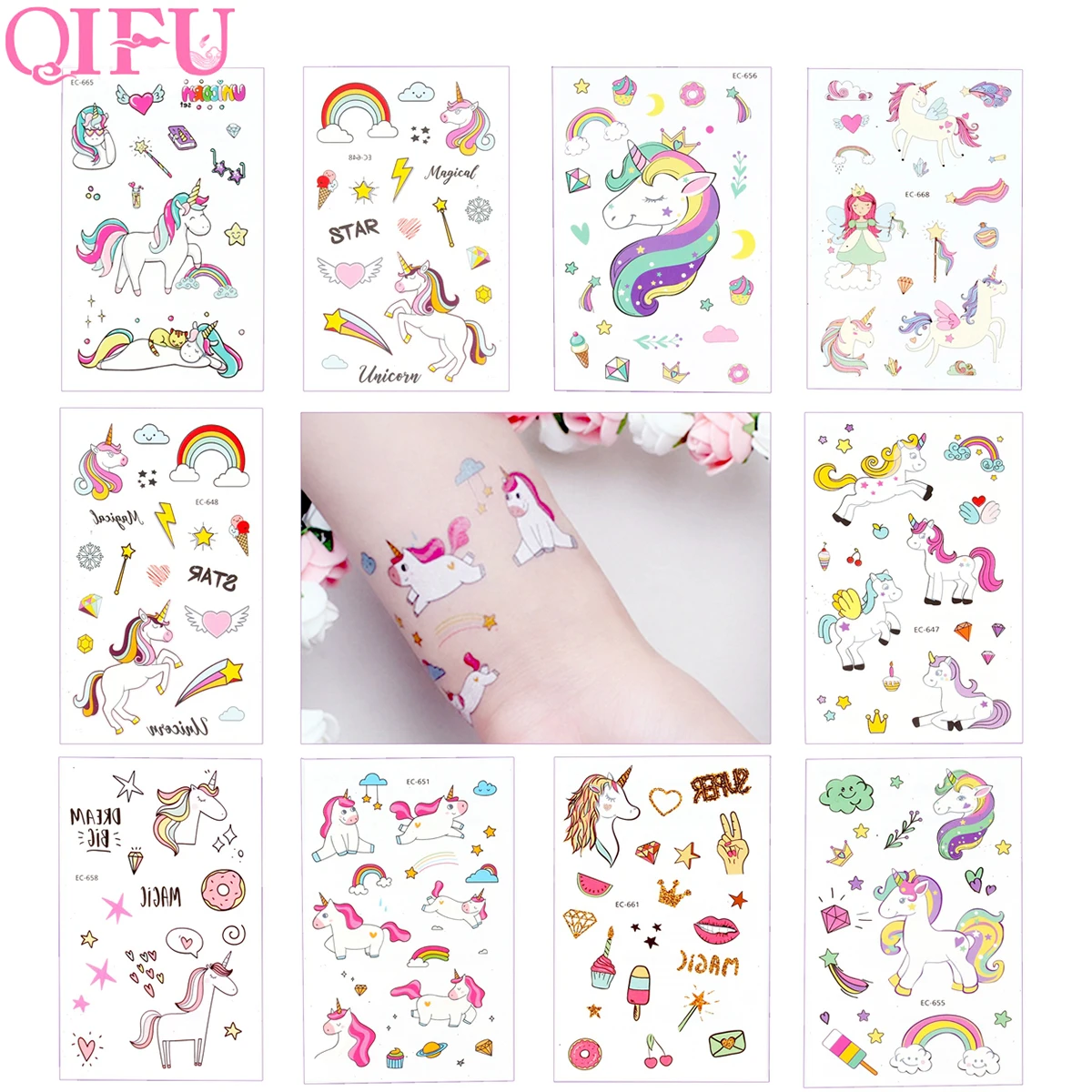 Disposable Tattoo Sticker Unicorn Party Decor Baby Unicorn Birthday Party Favors Temporary Unicorn Party Supplies Anniversary
Disposable Tattoo Sticker Unicorn Party Decor Baby Unicorn Birthday Party Favors Temporary Unicorn Party Supplies Anniversary