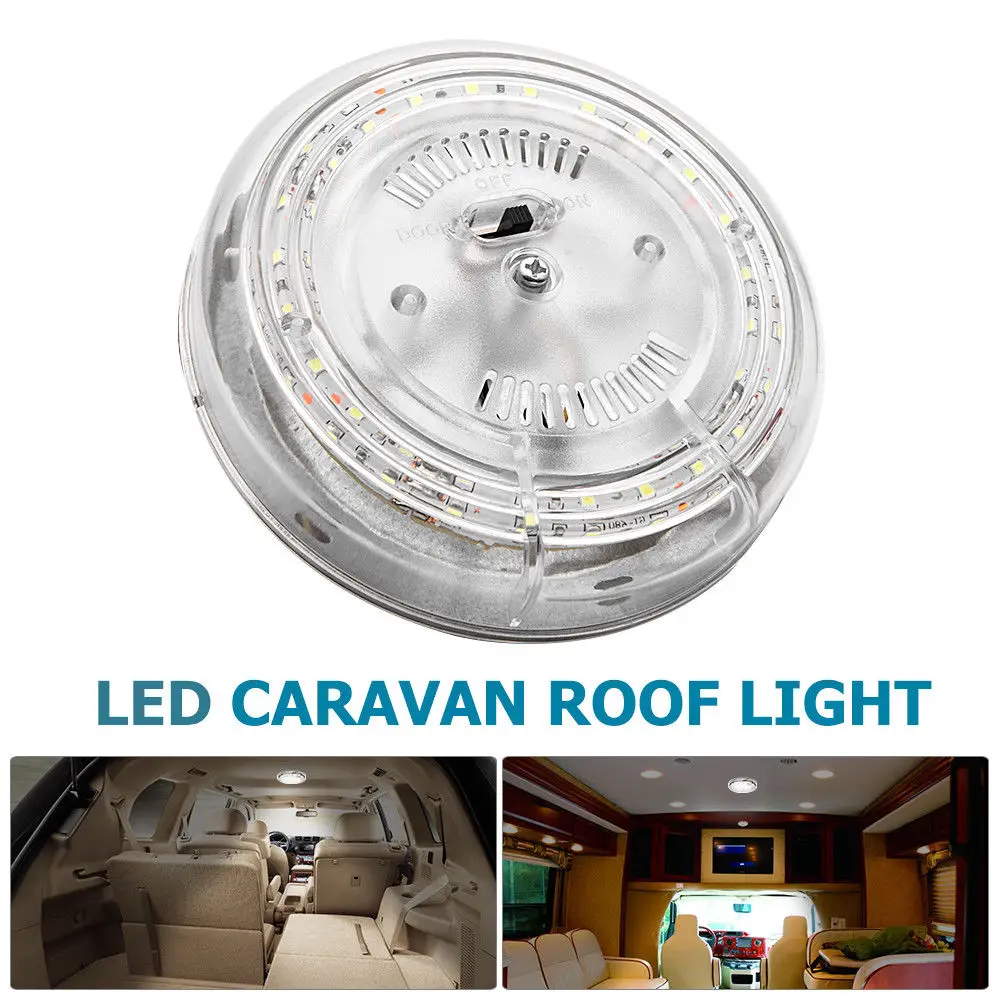 12VSuper Bright White LIght LED Interior Roof Light Round for Caravan Camper Trailer Vehicle
12VSuper Bright White LIght LED Interior Roof Light Round for Caravan Camper Trailer Vehicle