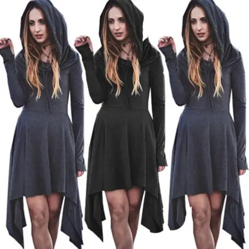 Vintage New Chic Women Lady Casual Slim Fit Solid Color Irregular Long Sleeve Hooded Dress Warm Bodycon Party Club Dress hot
Vintage New Chic Women Lady Casual Slim Fit Solid Color Irregular Long Sleeve Hooded Dress Warm Bodycon Party Club Dress hot