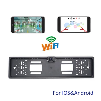 New Arrival!!! Wifi Car DVR Dash Cam Car Rear View Reverse Camera with European Number Plate License Frame for IOS Android
New Arrival!!! Wifi Car DVR Dash Cam Car Rear View Reverse Camera with European Number Plate License Frame for IOS Android