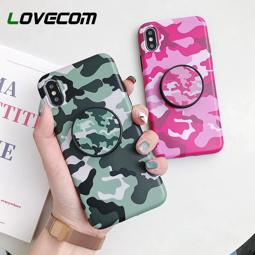 LOVECOM Retro Camouflage Stand Case Foldable Kickstand Holder For iPhone X XS XR XS Max 6 6S 7 8 Plus Soft IMD Protector Shell
LOVECOM Retro Camouflage Stand Case Foldable Kickstand Holder For iPhone X XS XR XS Max 6 6S 7 8 Plus Soft IMD Protector Shell