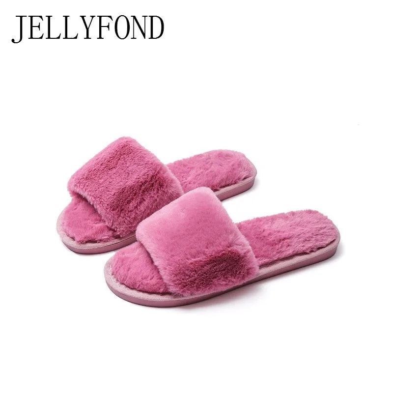 JELLYFOND Fur Slippers Women Winter Home Flip Flops 2018 Fashion Basic Flock Plush Indoor Slides House Shoes Woman Plus Size 41
JELLYFOND Fur Slippers Women Winter Home Flip Flops 2018 Fashion Basic Flock Plush Indoor Slides House Shoes Woman Plus Size 41