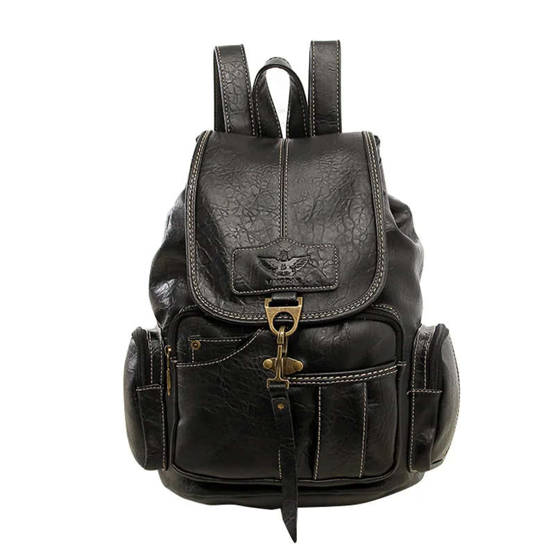 Women Backpack Vintage Backpacks for Teenage Girls Fashion Travel Pack Bags High Quality PU Leather Rucksack
Women Backpack Vintage Backpacks for Teenage Girls Fashion Travel Pack Bags High Quality PU Leather Rucksack
