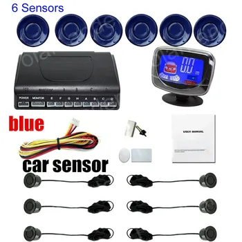 LCD monitor 6 Sensors 22.5mm Buzzer alert alarm Car Reverse Backup Radar Monitor System 12V Parking Sensor Kit
LCD monitor 6 Sensors 22.5mm Buzzer alert alarm Car Reverse Backup Radar Monitor System 12V Parking Sensor Kit
