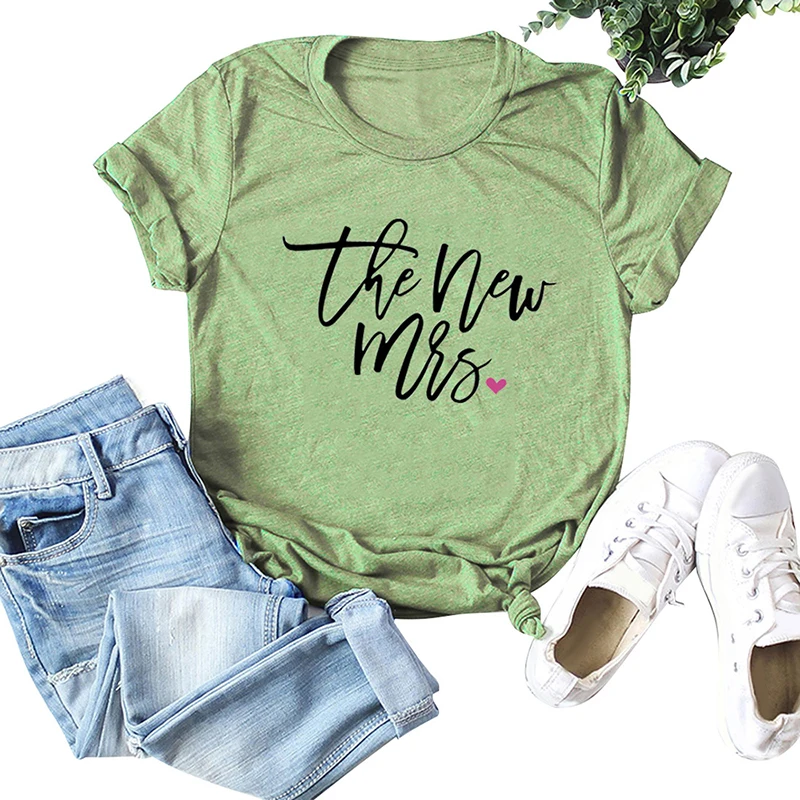 Fashion Women T-shirt Plus Size Short Sleeves O Neck Letters Print the new mrs Cotton Tshirt Women Harajuku Casual T shirt Tops
Fashion Women T-shirt Plus Size Short Sleeves O Neck Letters Print the new mrs Cotton Tshirt Women Harajuku Casual T shirt Tops