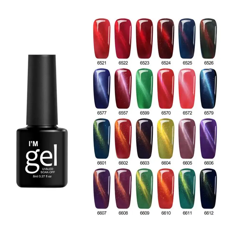 24 Color 3D Cat Eye Nail Gel Polish Professional Multi-functional Magnetic Nail Art Accessories Gel Beauty Tools
24 Color 3D Cat Eye Nail Gel Polish Professional Multi-functional Magnetic Nail Art Accessories Gel Beauty Tools