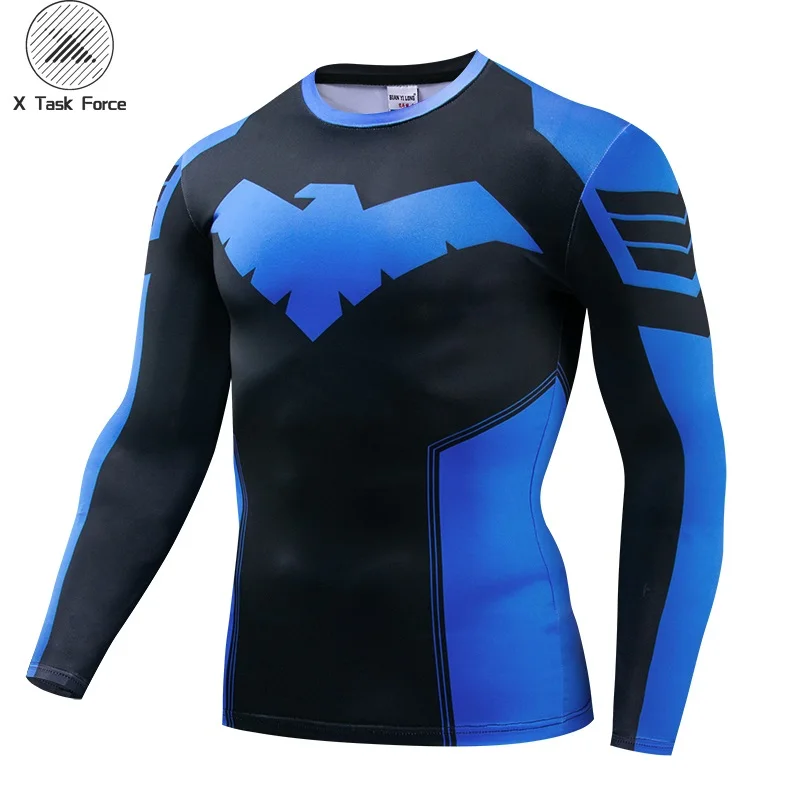 2019 New Design Compression Shirt 3D Printed T-shirts Nightwing Cosplay Costume Fitness Clothing Tops For Male Tees
2019 New Design Compression Shirt 3D Printed T-shirts Nightwing Cosplay Costume Fitness Clothing Tops For Male Tees