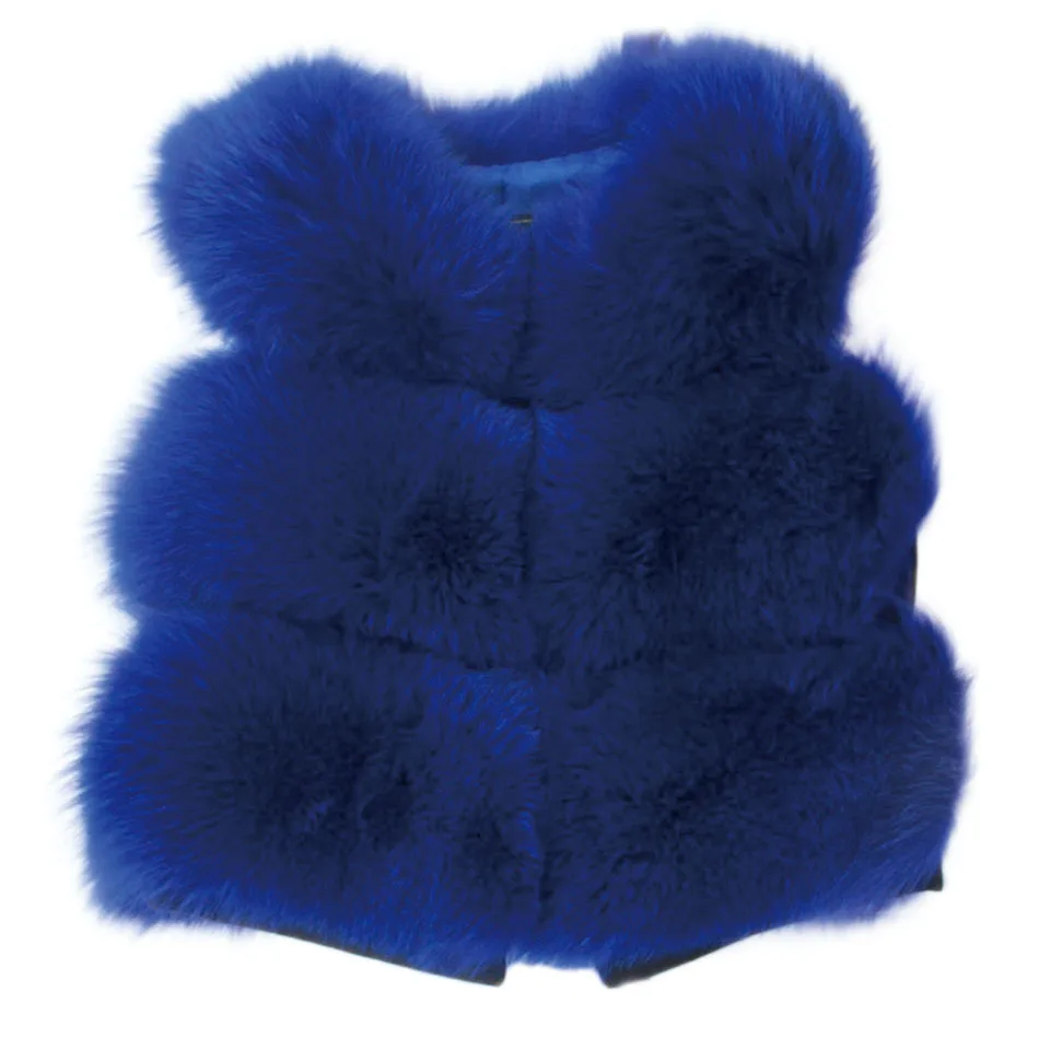 New Kids Real Fox Fur Vest Winter Warm Girls Waistcoats Short Thick Warm Vests Children Outerwear Casual Waistcoats V#27
New Kids Real Fox Fur Vest Winter Warm Girls Waistcoats Short Thick Warm Vests Children Outerwear Casual Waistcoats V#27