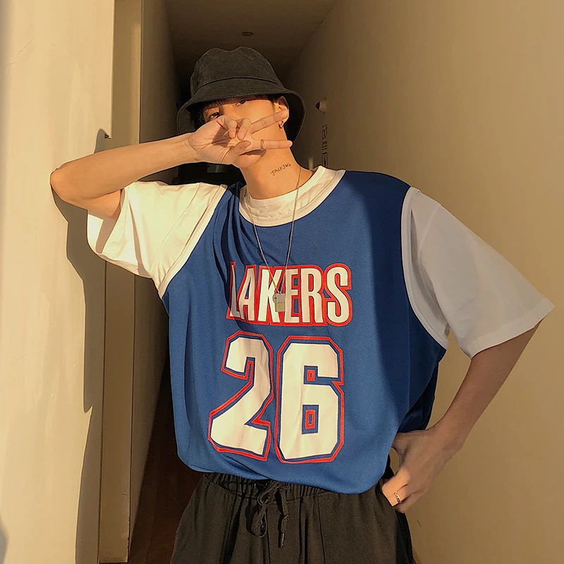 2019 Summer New Men's Youth Japanese Version Harajuku Style Short-sleeved Fake Two-piece Couple Loose Solid Color Casual T-shirt
2019 Summer New Men's Youth Japanese Version Harajuku Style Short-sleeved Fake Two-piece Couple Loose Solid Color Casual T-shirt