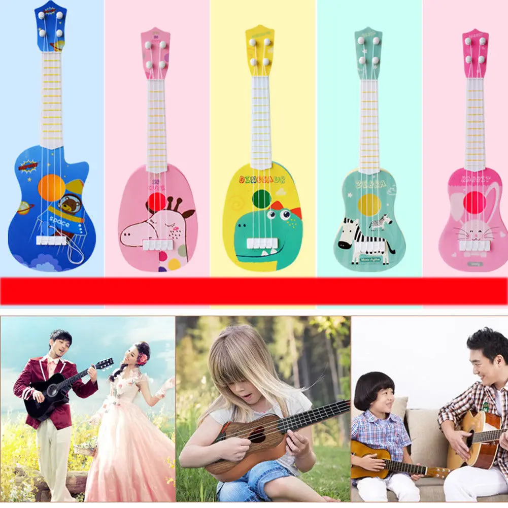 Animal Musical Guitar ukulele Instrument Children Kid Educational Play Toys Party Favors
Animal Musical Guitar ukulele Instrument Children Kid Educational Play Toys Party Favors