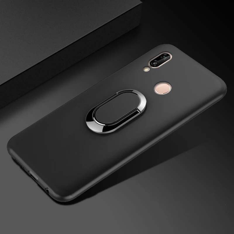 Funda for Huawei P20 Lite Case luxury Huawei Nova 3E Soft Black Silicone Magnetic Car Holder Ring Case for Huawei P20 Lite Cover
Funda for Huawei P20 Lite Case luxury Huawei Nova 3E Soft Black Silicone Magnetic Car Holder Ring Case for Huawei P20 Lite Cover