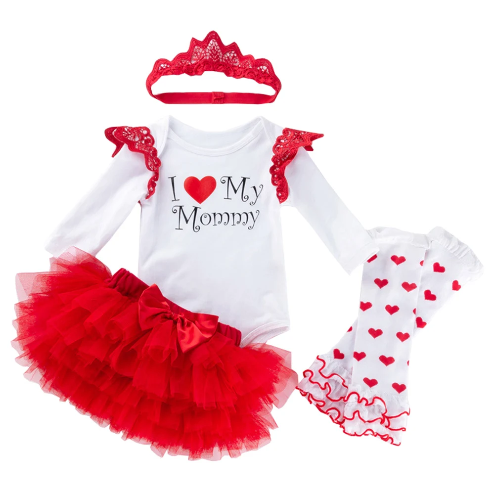 4pcs Newborn Baby Bodysuit Set Infant Clothes I Love My Mommy Happy Mother'S Day Letter Girls Bodysuits Outfit Children Clothing
4pcs Newborn Baby Bodysuit Set Infant Clothes I Love My Mommy Happy Mother'S Day Letter Girls Bodysuits Outfit Children Clothing