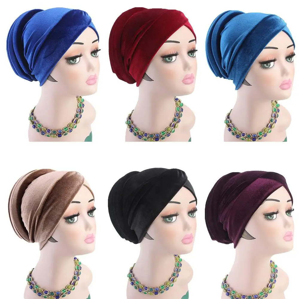 Turban Muslim Hijab Scarf Women Hijab Turban Cap Velvet Turban Headscarf Islamic Turbante Slouch Hat Turbantes Turbante Feminino
Turban Muslim Hijab Scarf Women Hijab Turban Cap Velvet Turban Headscarf Islamic Turbante Slouch Hat Turbantes Turbante Feminino
