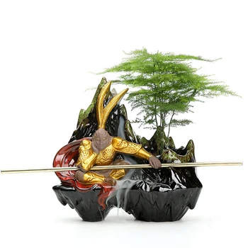 Chinese Mythology Monkey Incense Burner Creative Crafts Ornament Home Living Room Decoration Backflow Incense Cones Holders
Chinese Mythology Monkey Incense Burner Creative Crafts Ornament Home Living Room Decoration Backflow Incense Cones Holders