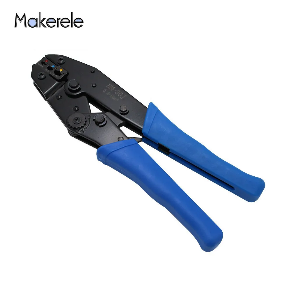 Terminal Crimping Pliers HM-30J Original Product 0.5-6.0mm2 Wire Crimping Tool Kit 20-10 AWG For Free Shipping
Terminal Crimping Pliers HM-30J Original Product 0.5-6.0mm2 Wire Crimping Tool Kit 20-10 AWG For Free Shipping