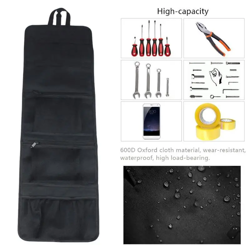 Multi-function Tool Bag 600D Oxford cloth Waterproof Electrician Maintenance Toolkit Hardware Organizer Pouch
Multi-function Tool Bag 600D Oxford cloth Waterproof Electrician Maintenance Toolkit Hardware Organizer Pouch