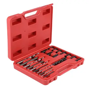 25 Pcs Steel Thread Repair Extractor Easy Out Drill& Guide Tool Kit Set Remove Broken Screws Bolts Car Accessories Tools
25 Pcs Steel Thread Repair Extractor Easy Out Drill& Guide Tool Kit Set Remove Broken Screws Bolts Car Accessories Tools
