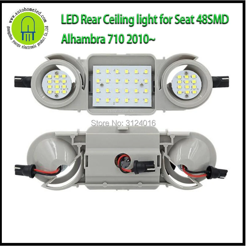 Dahosun LED Ceiling Light 48SMD for Seat Alhambra 710 2010- Rear Reading Dome Light
Dahosun LED Ceiling Light 48SMD for Seat Alhambra 710 2010- Rear Reading Dome Light