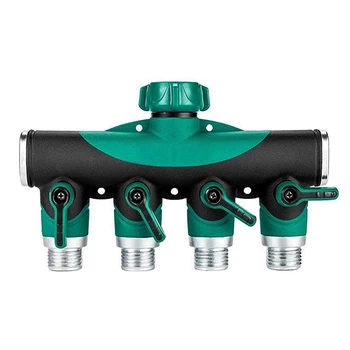 CSS 4-way distributor, water flow regulable and lockable - optimal faucet distributor for practical use in the garden, househo
CSS 4-way distributor, water flow regulable and lockable - optimal faucet distributor for practical use in the garden, househo