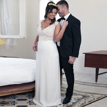 Eightale Sexy Mermaid Wedding Dresses 2019 V Neck Lace Top Turkey Appliques Boho Bridal Dress Beach Wedding Gown Free Shipping
Eightale Sexy Mermaid Wedding Dresses 2019 V Neck Lace Top Turkey Appliques Boho Bridal Dress Beach Wedding Gown Free Shipping