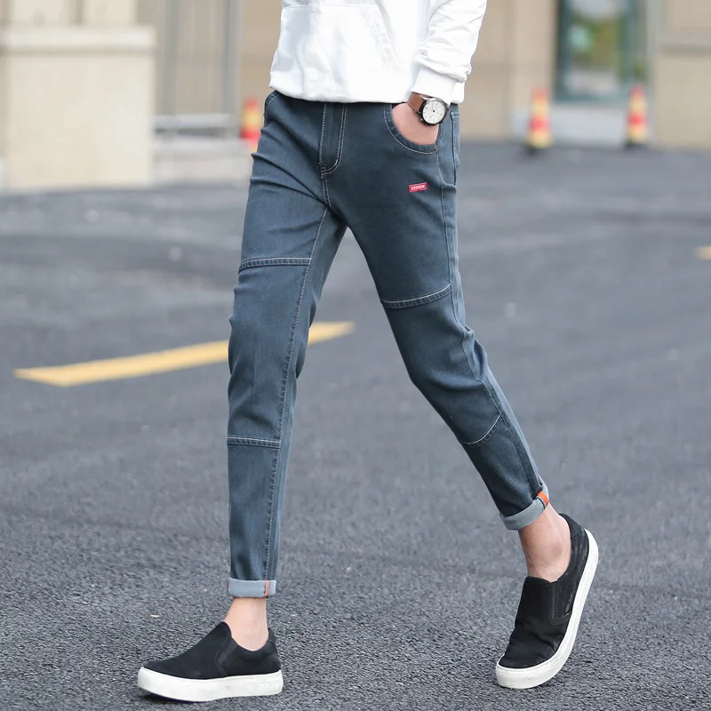 Summer Black Nine-cent Jeans Men's Korean Edition Slim Teenagers Short-legged Men's Stretch Pants Men's Trousers
Summer Black Nine-cent Jeans Men's Korean Edition Slim Teenagers Short-legged Men's Stretch Pants Men's Trousers