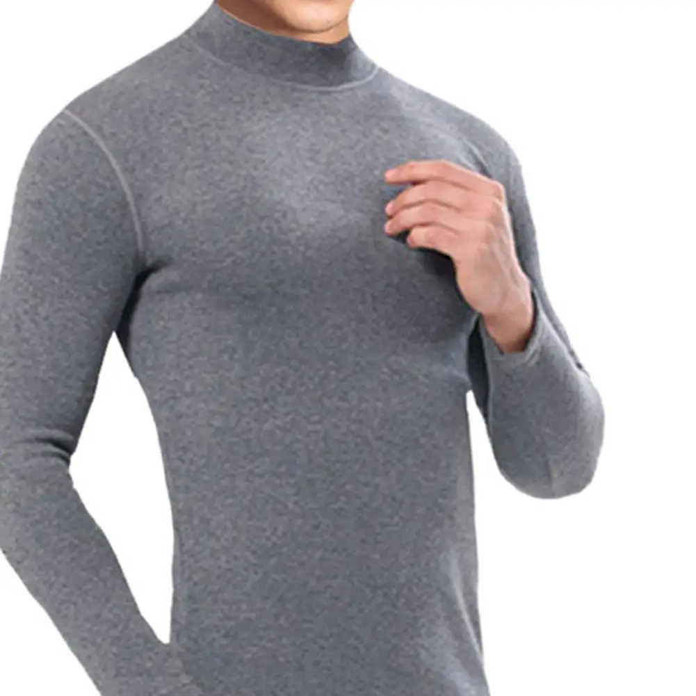 New Men Double Layer Thermal Underwear Thickened Medium Collar Warm Fall Winter Tops
New Men Double Layer Thermal Underwear Thickened Medium Collar Warm Fall Winter Tops