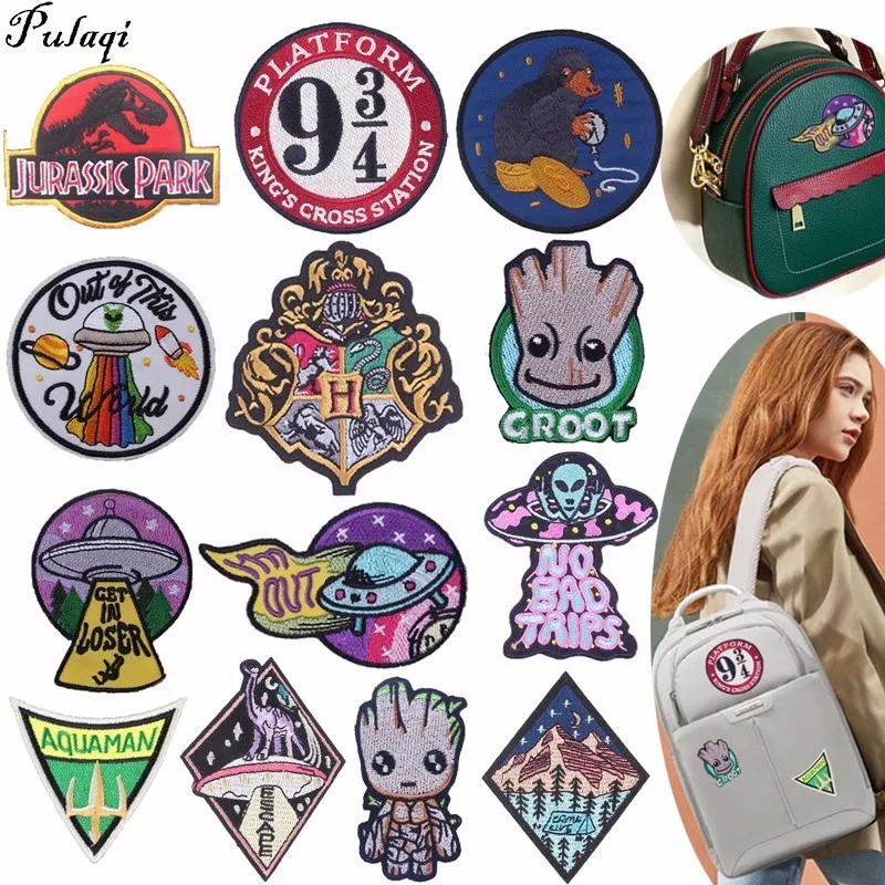 Pulaqi Jurassic Park Patches Decor For Jeans Clothing Sewing On Iron-on Arm Badge Backpack Witchcraft Fabric Stickers DIY H
Pulaqi Jurassic Park Patches Decor For Jeans Clothing Sewing On Iron-on Arm Badge Backpack Witchcraft Fabric Stickers DIY H