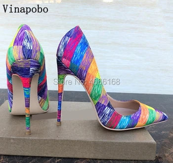 Vinapobo Women Fashion Mixed Color Pointed Toe Party Stileetos High Heels wedding Shoes Plus Size 35-42 Ladies Rainbow Pumps
Vinapobo Women Fashion Mixed Color Pointed Toe Party Stileetos High Heels wedding Shoes Plus Size 35-42 Ladies Rainbow Pumps