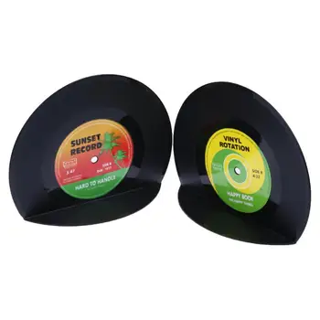 1Set/2pcs Retro Vintage Record Bookends Vinyl Book Holder Desk Organizer Desktop School Office Accessories Material Dscolar
1Set/2pcs Retro Vintage Record Bookends Vinyl Book Holder Desk Organizer Desktop School Office Accessories Material Dscolar